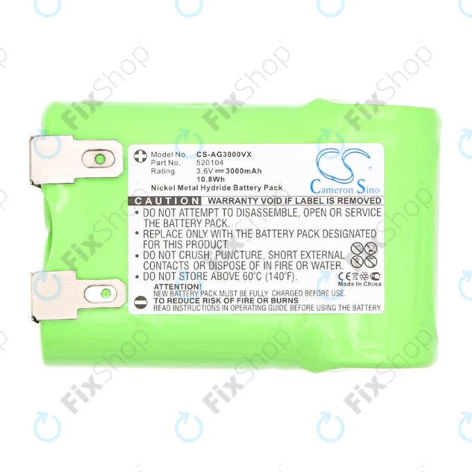 Батерия за AEG Electrolux Junior 3000, 520104, Ni-MH 3.6V 3000mAh, HQ
