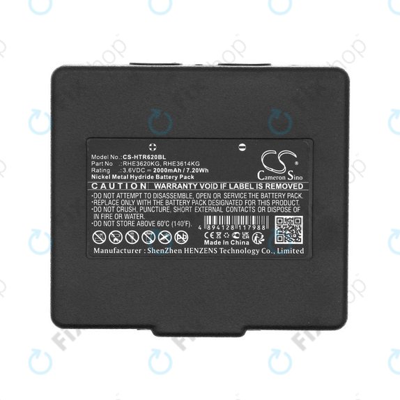 Батерия за Hetronic Abitron Mini, 2000mAh, Ni-MH, 3.6V, RHE3620KG, HQ
