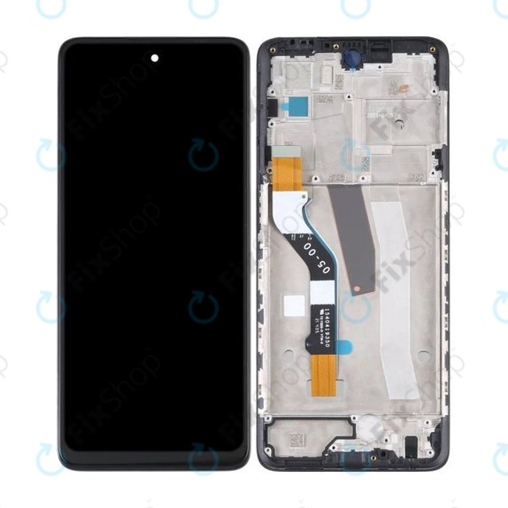 дисплей за Motorola Moto G51 XT2171, Тъчскрийн и рамка, черен, Black, TFT