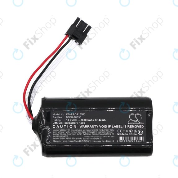 Батерия за RobZone Duoro Xcontrol 2, BONA18650, 2600mAh, Li-Ion, 14.4V, HQ