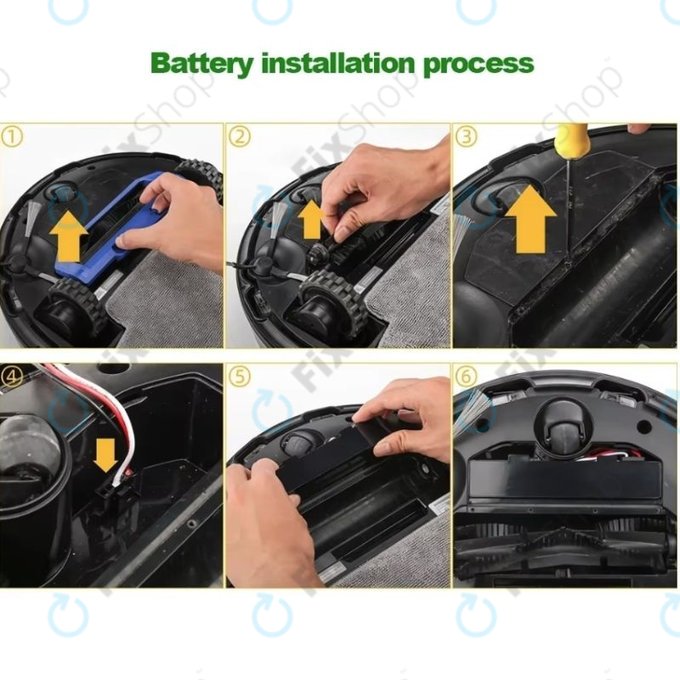 Батерия за Xiaomi Mi Robot Vacuum Mop Pro (P), STYTJ02YM, Li-Ion 14.8V 3400mAh