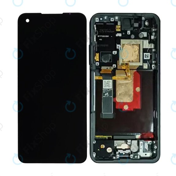 дисплей OLED за Asus Zenfone 10, Тъчскрийн и рамка, Midnight Black