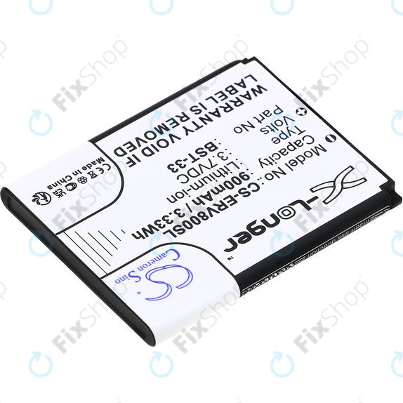 Батерия за Sony Ericsson W595, K790i, K800i, W850i, W900i, W950i, 900mAh, Li-ion, 3.7V, BST-33, HQ