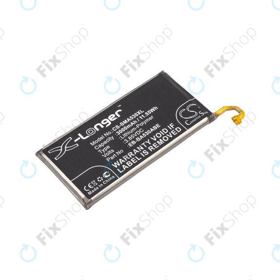 Батерия за Samsung A8 A530F (2018), 3000mAh, Li-Pol, 3.85 V, EB-BA530ABE, HQ