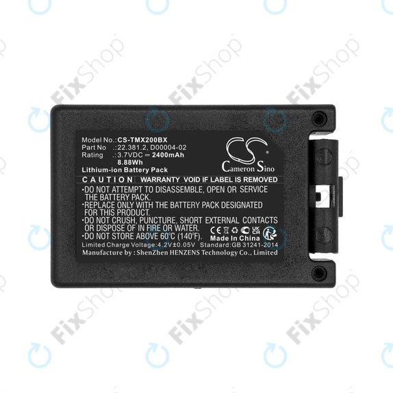 Батерия за Tele Radio TG-TXMNL, 2400mAh, Li-Ion, 3.7V, D00004-02, HQ
