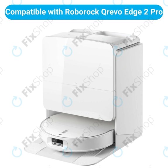 Комплект резервни части за Roborock Qrevo Edge 2 Pro (1x Основна четка, 2x Филтър, 2x Странична четка, 4x Моп кърпа, 2x Торба за прах)