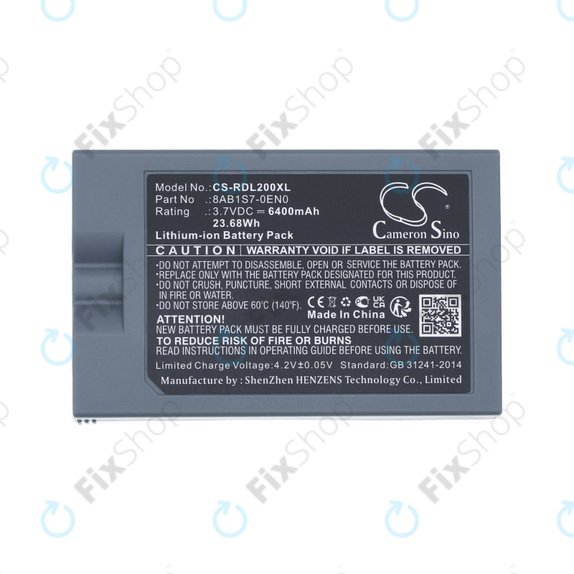 Батерия за Ring Video Doorbell 2, 3, 4, 6400mAh, Li-Ion, 3.7V, 8AB1S7-0EN0, HQ