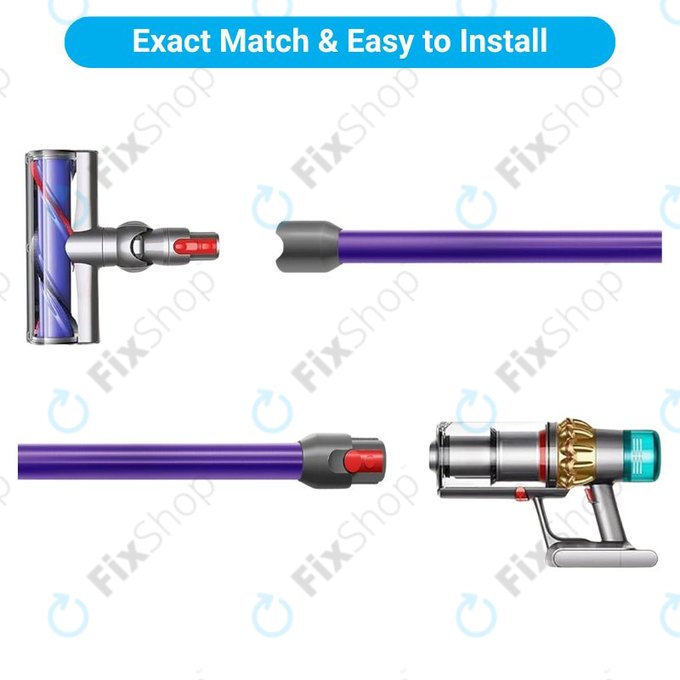 Смукателна тръба за Dyson V12, лилав, Purple