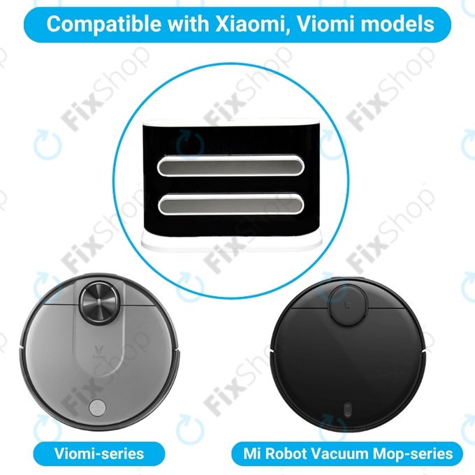 Зарядна станция за Xiaomi Viomi V2, V2 Pro, V3, SE, Mi Robot Vacuum Mop-series, White, Бял