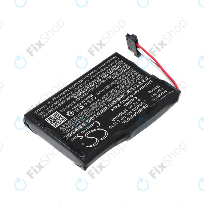 Батерия за Mitac Mio P350, P550, 1250mAh, Li-Ion, 3.7V, BL-LP1230, HQ