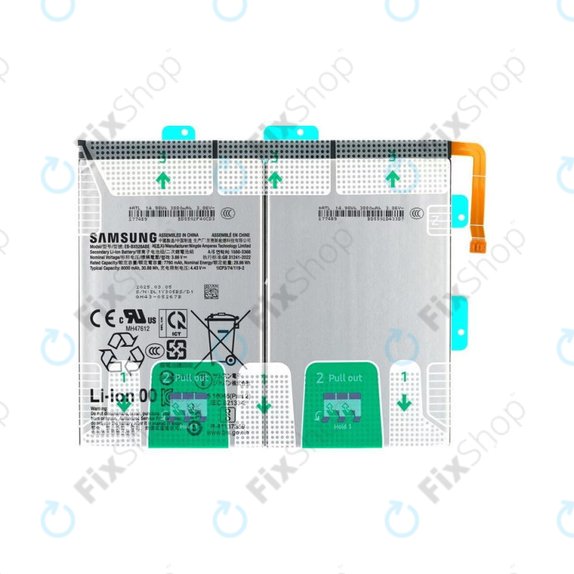 Батерия за Samsung Tab S10 Lite X400, X406, S10 FE X520, X526, 8000mAh, EB-BX526ABE, GH82-37144A, Genuine Service Pack