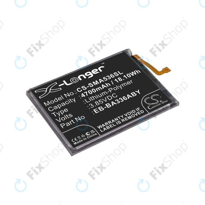 Батерия за Samsung A33 A336B, A53 A536B, 4700mAh, Li-Pol, 3.85 V, EB-BA336ABY, HQ