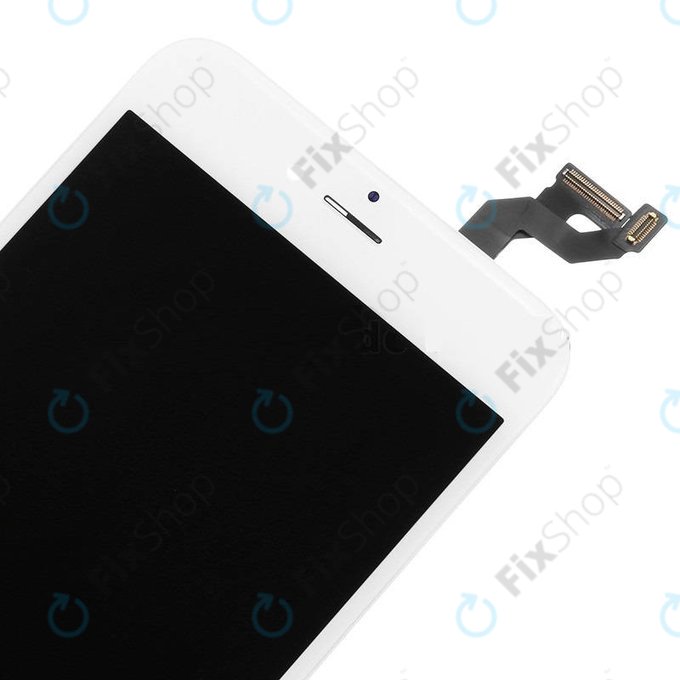 Дисплей за iPhone 6S Plus, White, Тъчскрийн с рамка