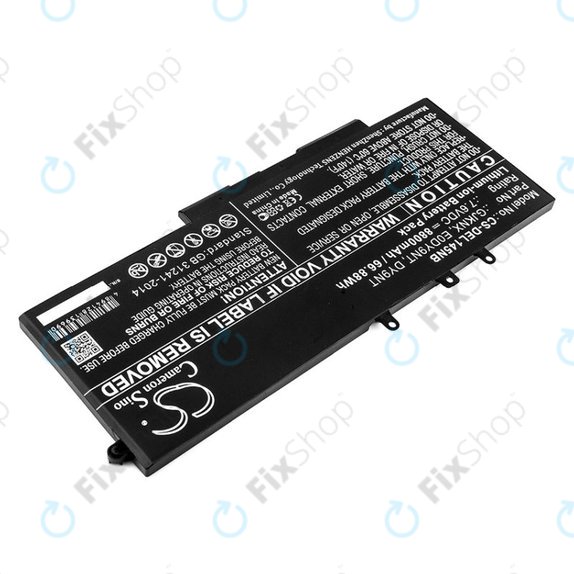 Батерия за Dell Latitude 14 5490, Latitude 14 5491, 8800mAh, Li-Ion, 7.6V, 00JWGP, HQ