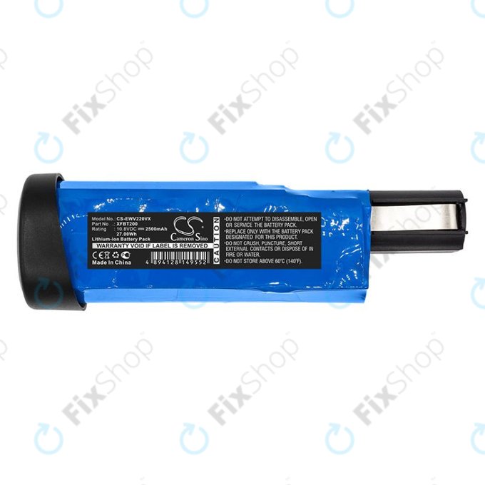 Батерия за Shark WV200UK, WV200, WV201, WV205, WV220, Ion W1 Cord, 2500mAh, Li-Ion, 10.8V, XFBT200, HQ