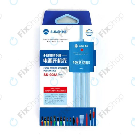 Комплект захранващи кабели (iPhone 5S – 12 Pro Max, Samsung), Sunshine SS-905A