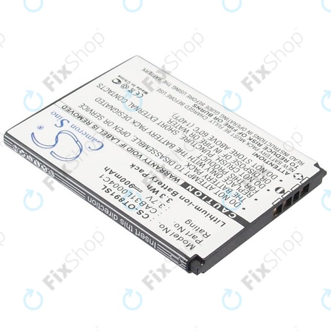 Батерия за Alcatel One Touch, OT, TCL A, Vodafone, 900mAh, Li-ion, 3.7V, CAB31L0004C1, HQ