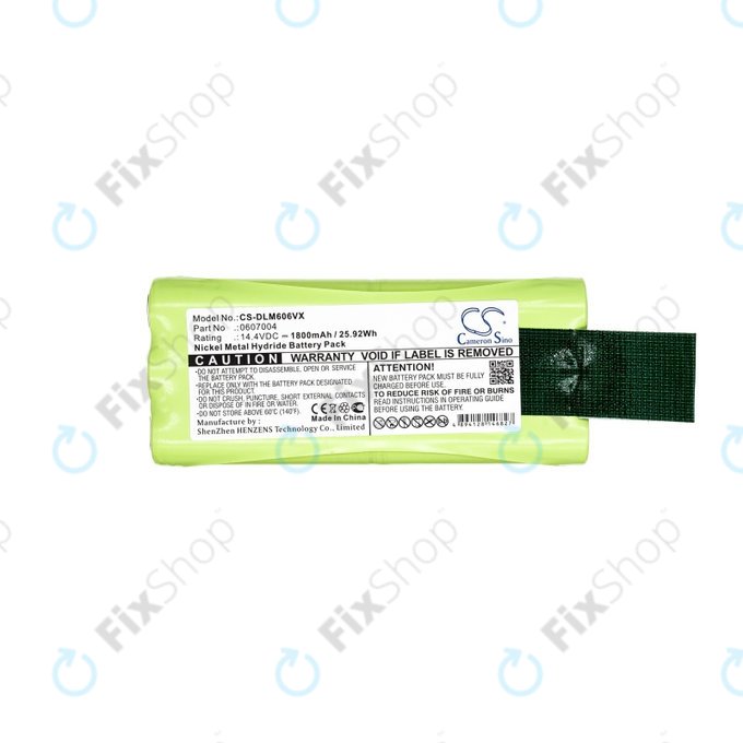 Батерия за Dirt Devil Libero M606, M606-1, M606-2, M606-3, M606-4, M607, M612, 0607004, 0612014, Ni-MH 14.4V 1800mAh, HQ