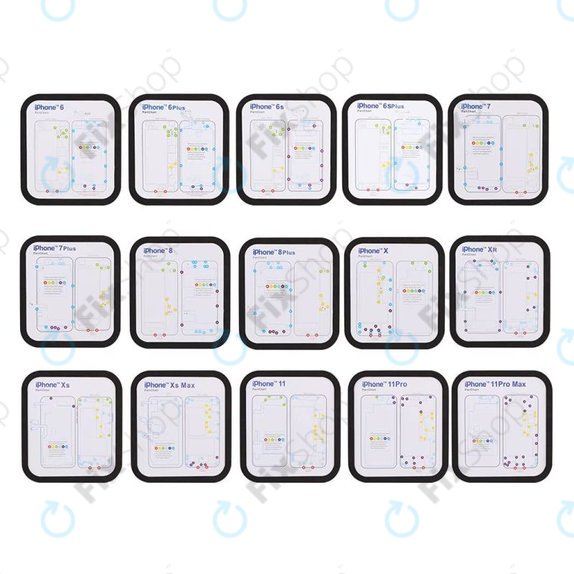 Магнитна подложка за винтове за iPhone 6 – 11 Pro Max