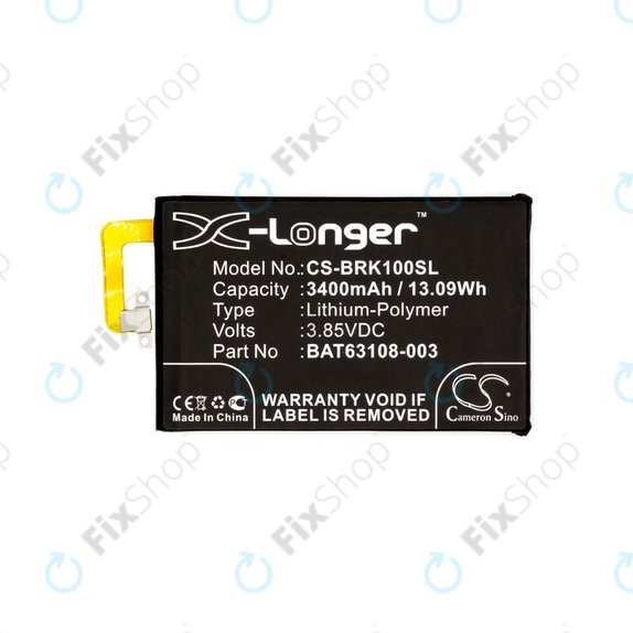 Батерия за Blackberry Keyone, 3400mAh, Li-Pol, 3.85V, BAT63108-003, HQ