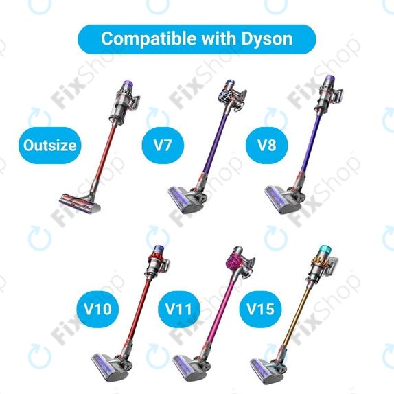 Двойна ролкова глава за Dyson V-series, Outsize