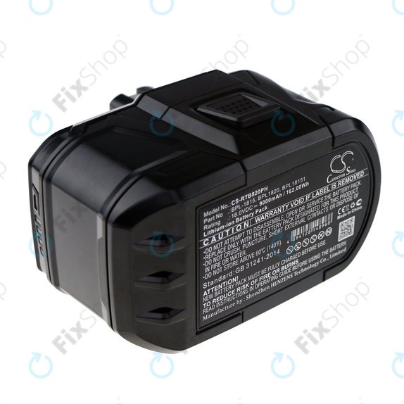 Батерия за Ryobi BID1821, CCC, CTR-180l, P200, P600, P730, 9000mAh, Li-Ion, 18V, BPL-1815, HQ