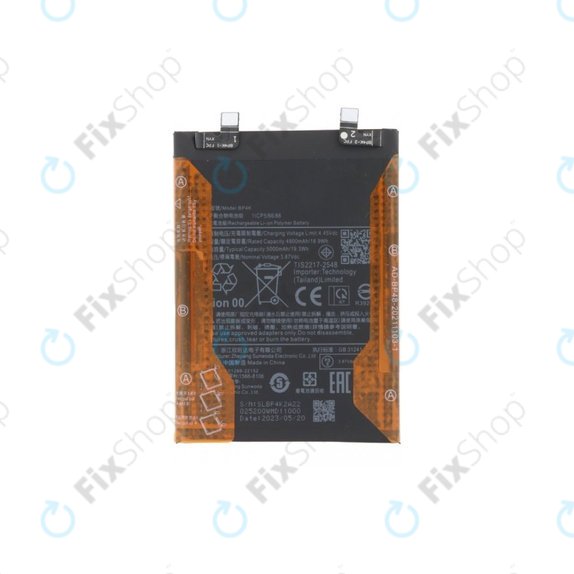 Батерия за Xiaomi Poco F5, X5 Pro, Redmi Note 12 Pro 5G, BP4K, 5000mAh