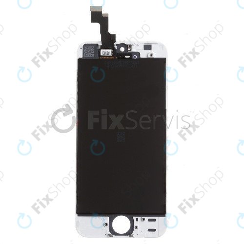 Дисплей за iPhone 5S, SE, White, Тъчскрийн с рамка