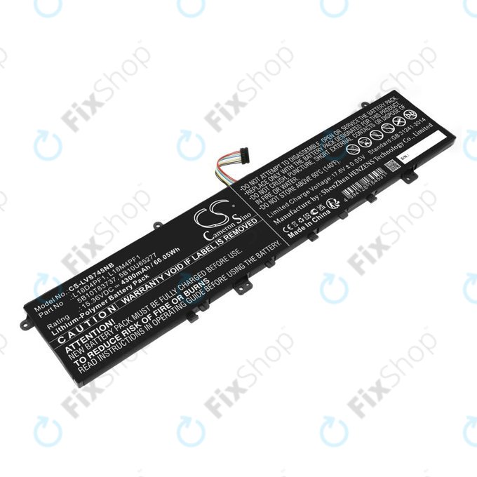Батерия за Lenovo Yoga, 4300mAh, Li-Pol, 15.36V, L18D4PF1, HQ