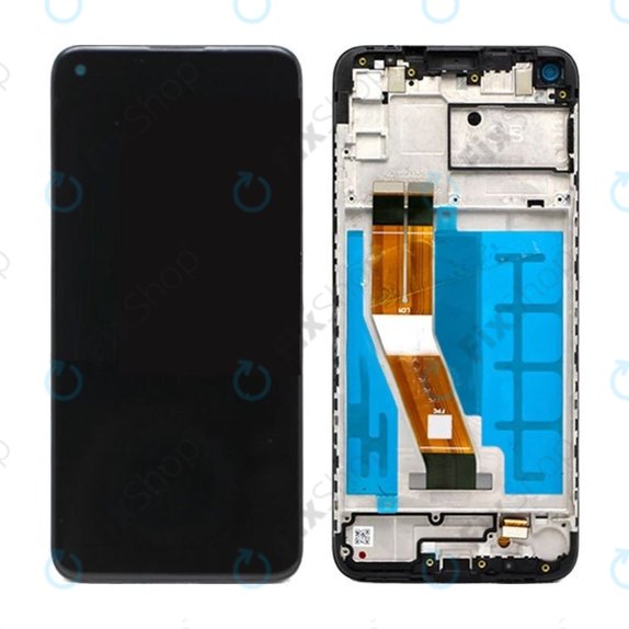Дисплей OLED за Samsung M11 M115F, Тъчскрийн и рамка