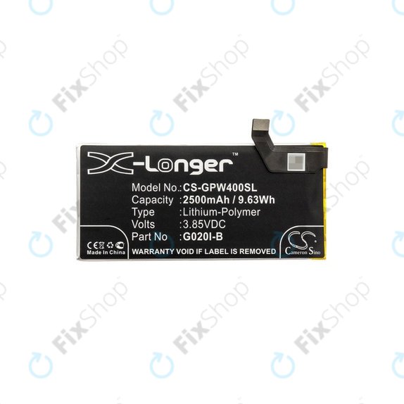Батерия за Google Pixel 4, 2500mAh, Li-Pol, 3.85 V, G020I-B, HQ