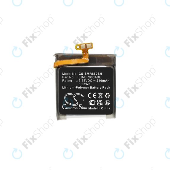 Батерия за Samsung Galaxy Watch 4 40mm, Watch4 Classic 42mm, 240mAh, Li-Pol, 3.88V, EB-BR880ABE, HQ