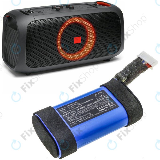 Батерия за JBL PartyBox On-The-Go, 3000mAh, Li-Ion, 7.4V, SUN-INTE-265, HQ