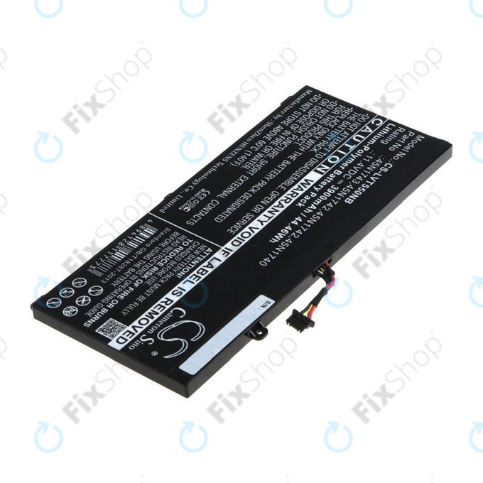 Батерия за Lenovo ThinkPad T550, T560, W550, 3900mAh, Li-Pol, 11.4V, 45N1743, HQ