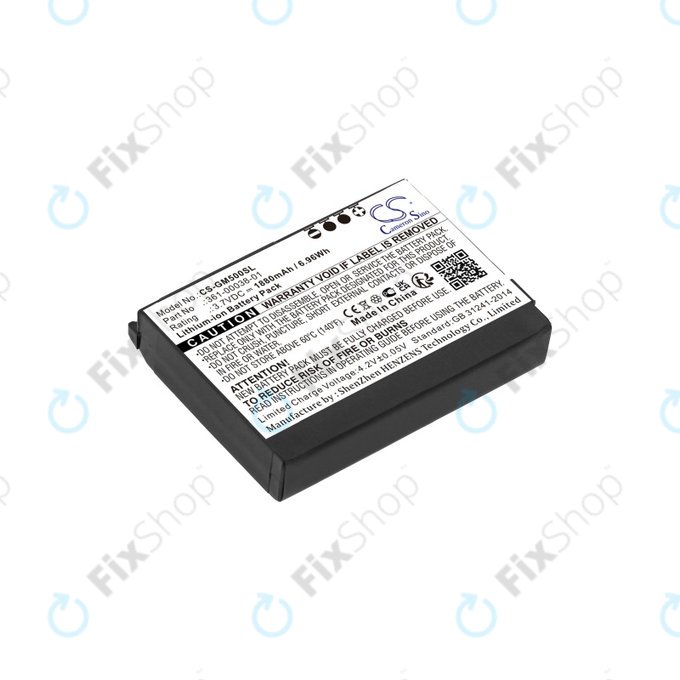 Батерия за Garmin Aera 500, 510, 550, 560, Nuvi 500, 510, 550, Zumo 220, 600, 650, 660, 660LM, 1880mAh, 010-11143-00, 361-00038-01, HQ