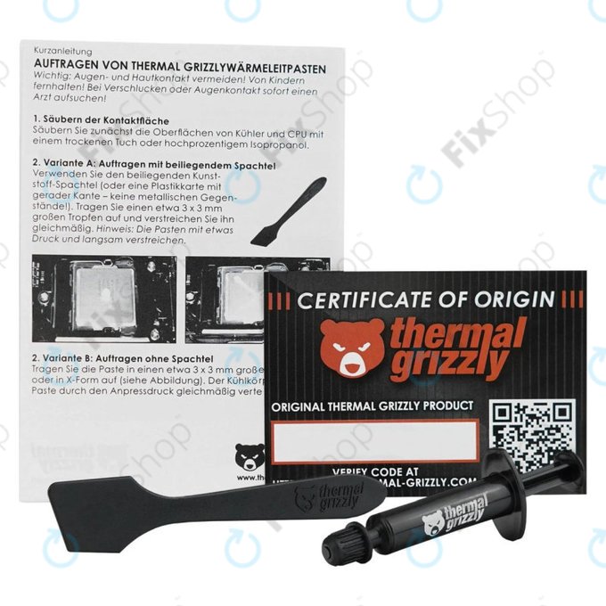 Термопаста 1g, Thermal Grizzly Kryonaut