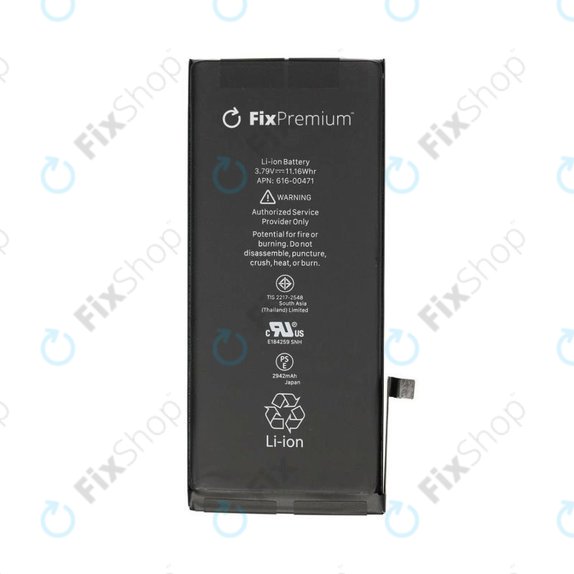 Батерия за iPhone XR, 2942mAh, FixPremium