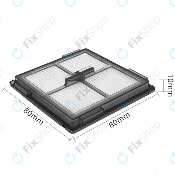 HEPA филтър, 2 бр. за Roborock Q10 VF, Q10 VF+, Q10 V, Q10 V+, Q10 S5, Q10 S5+