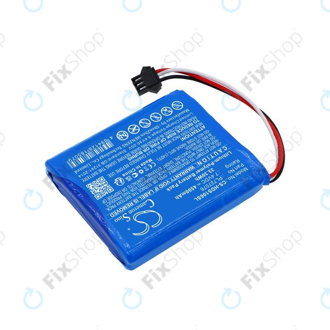 Батерия за Hantek DSO-1062B, DSO-1202B, DSO-1202S, 4500mAh, Li-Pol, 7.4V, PL727076, HQ