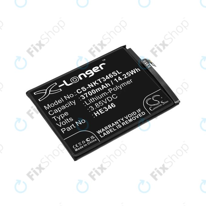 Батерия за Nokia 7 Plus, 3700mAh, Li-Pol, 3.85 V, HE346, HQ