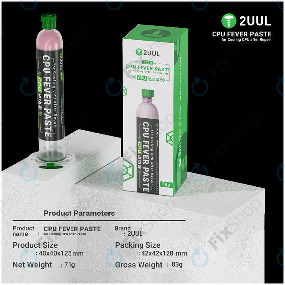 Термопроводяща паста за CPU 2UUL SC10, 50g