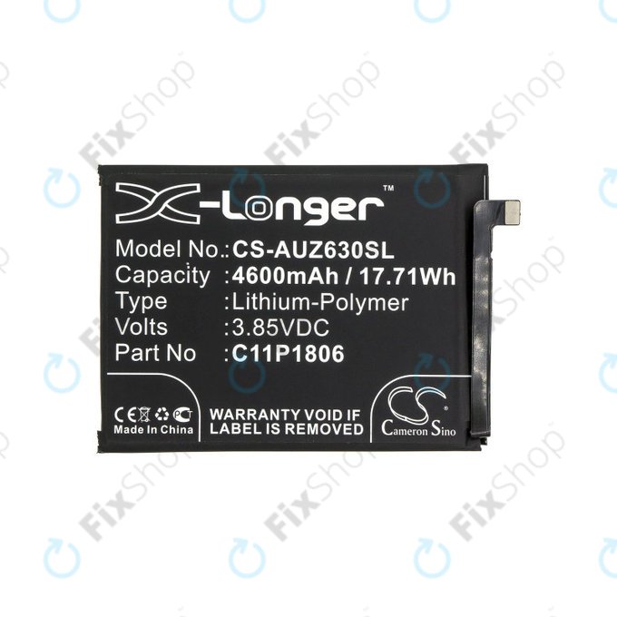 Батерия за Asus Zenfone 6 2019, 4600mAh, Li-Pol, 3.85V, C11P1806, HQ
