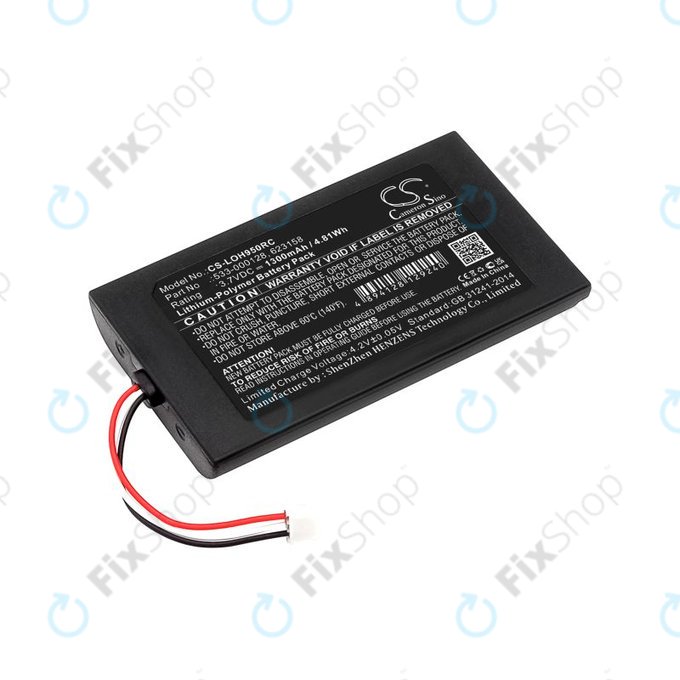 Батерия за Logitech Harmony 9, 1300mAh, Li-Pol, 3.7V, 533-000128, HQ