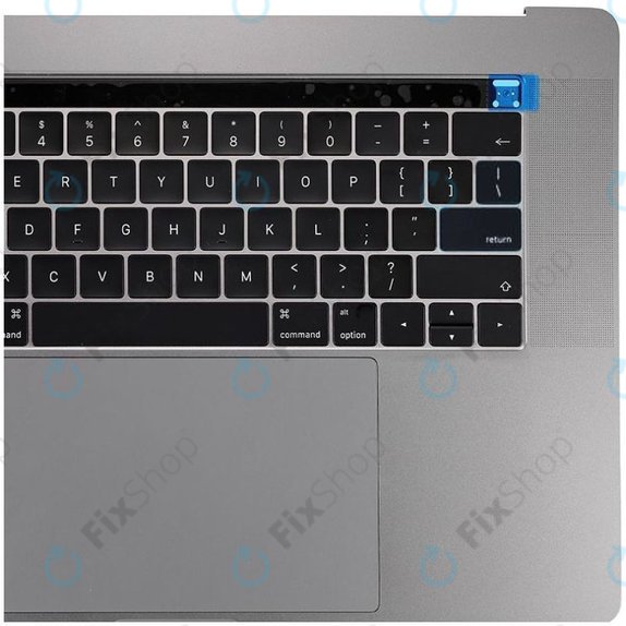 Горна рамка с клавиатура, микрофон, тъчпад и говорители за MacBook Pro 15" A1707 (късна 2016 – средата на 2017), US, Space Gray