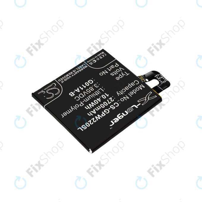 Батерия за Google Pixel 2 G011A, 2700mAh, Li-Pol, 3.85 V, G011A-B, HQ