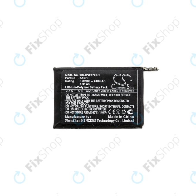 Батерия за Apple Watch 1 42 mm, 240mAh, Li-Pol, 3.8 V, A1579, HQ