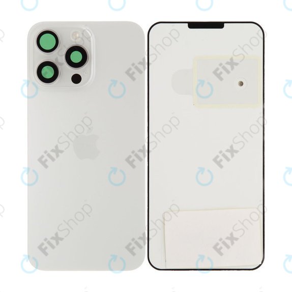 Стъкло на задния корпус за iPhone 15 Pro Max, White Titanium, 661-36908, Genuine Apple