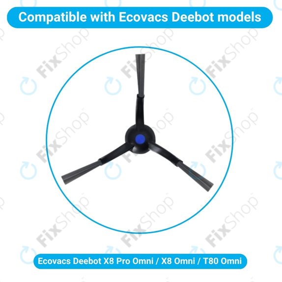 Странична четка за Ecovacs X8 Pro Omni, X8 Omni, T80 Omni