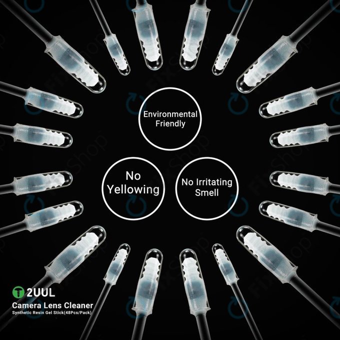 Комплект за почистване на лещи и камери на смартфони, 48 броя, 2UUL CL21
