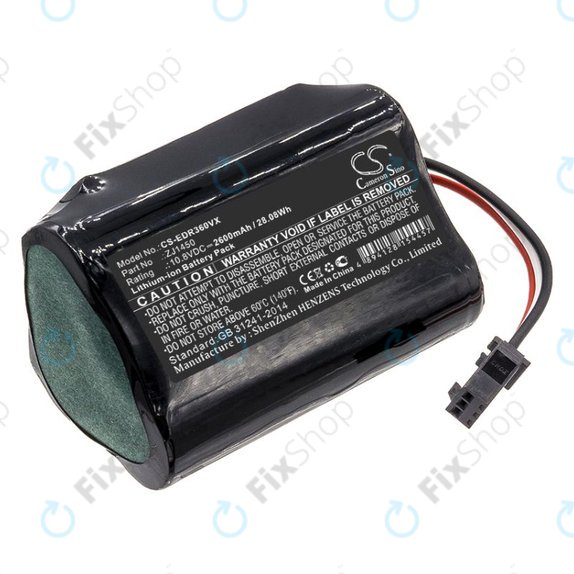 Батерия за Ecovacs D36, DA60, DA611, DB35, TCR360, 2600mAh, Li-Ion, 10.8V, ZJ1450, HQ